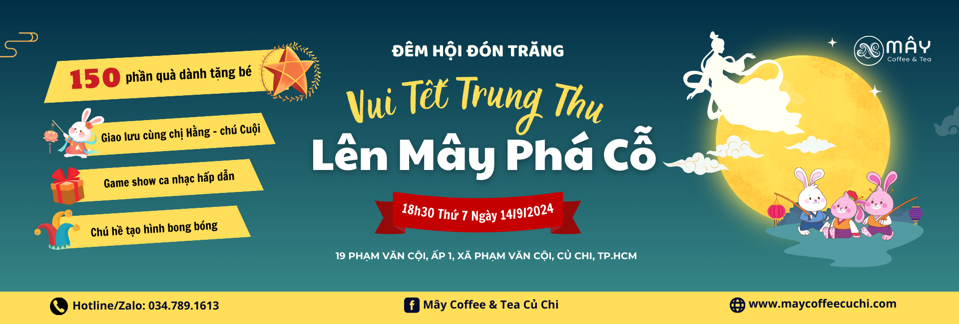 Đêm Hội Trung Thu 2024 Tại Mây Coffee Củ Chi