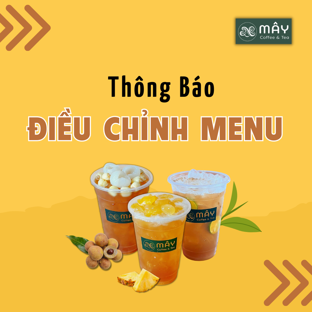 Mây Coffee Điều Chỉnh Menu